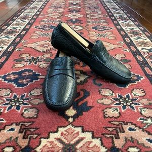 Donald Pliner Stingray Embossed Leather Loafer